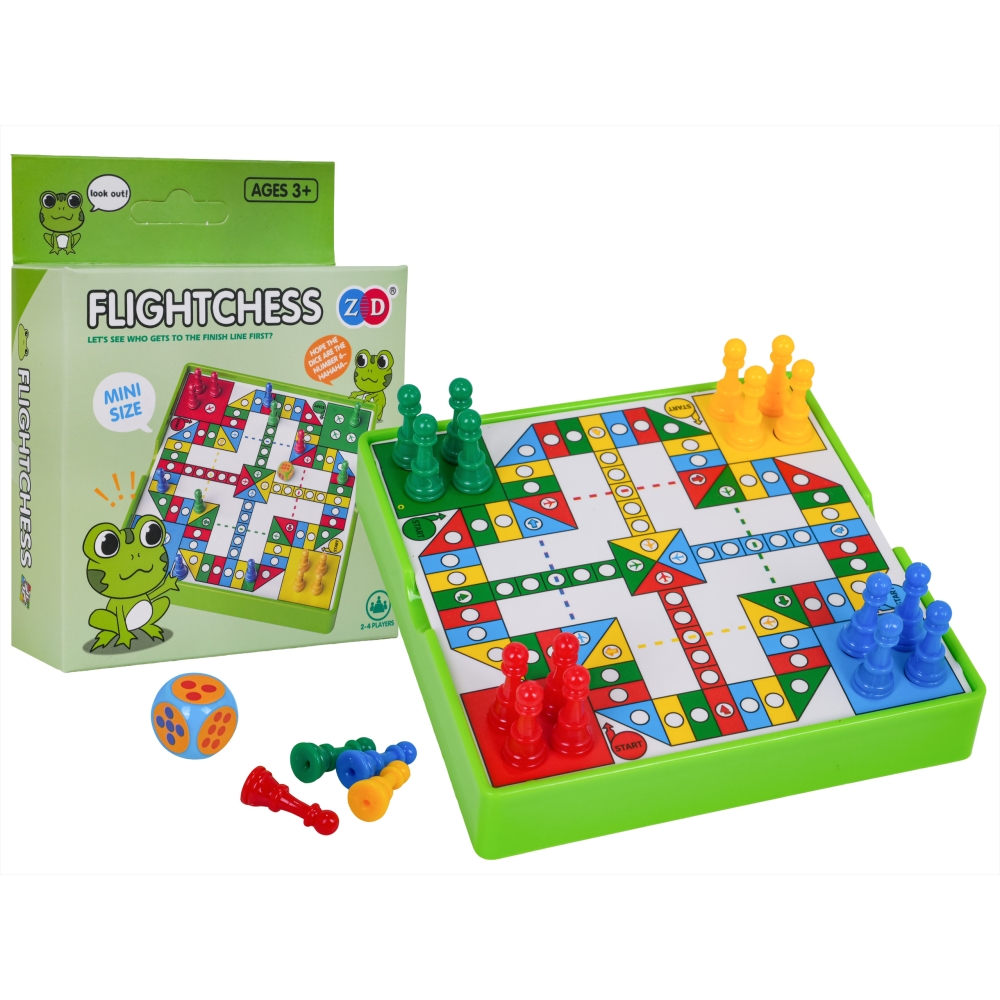 Stalo žaidimas „LUDO MINI“ – „Varlė“-Žaislai, Stalo žaidimai, Įvairūs stalo žaidimai-e-vaikas