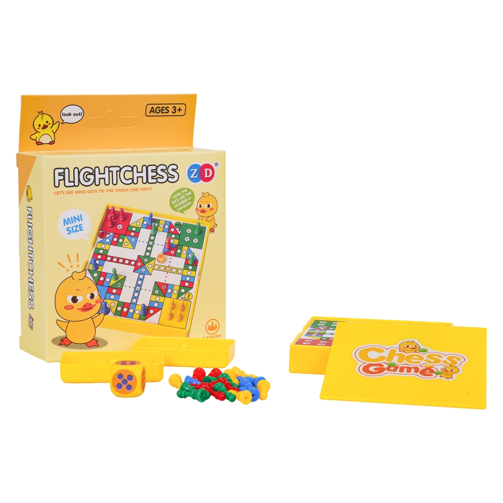 Stalo žaidimas „LUDO MINI“ su ančiukais-Žaislai, Stalo žaidimai, Įvairūs stalo žaidimai-e-vaikas