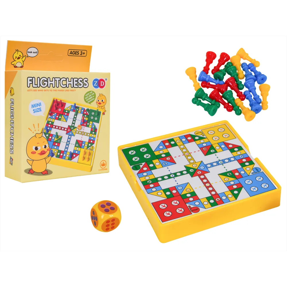 Stalo žaidimas „LUDO MINI“ su ančiukais-Žaislai, Stalo žaidimai, Įvairūs stalo žaidimai-e-vaikas