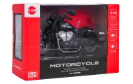 Metalinis motociklas juodas su šviesomis ir garso funkcija