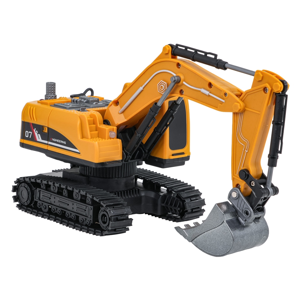 Nuotolinio valdymo R/C ekskavatorius metalinės dalys 1:22-Žaislai, Auto ir transporto žaislai, Traktoriai-e-vaikas
