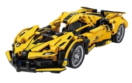 Konstruktorius Geltonas sportinis automobilis 422 el.