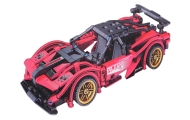 Klocki Auto Sportowe Czerwone 482el.
