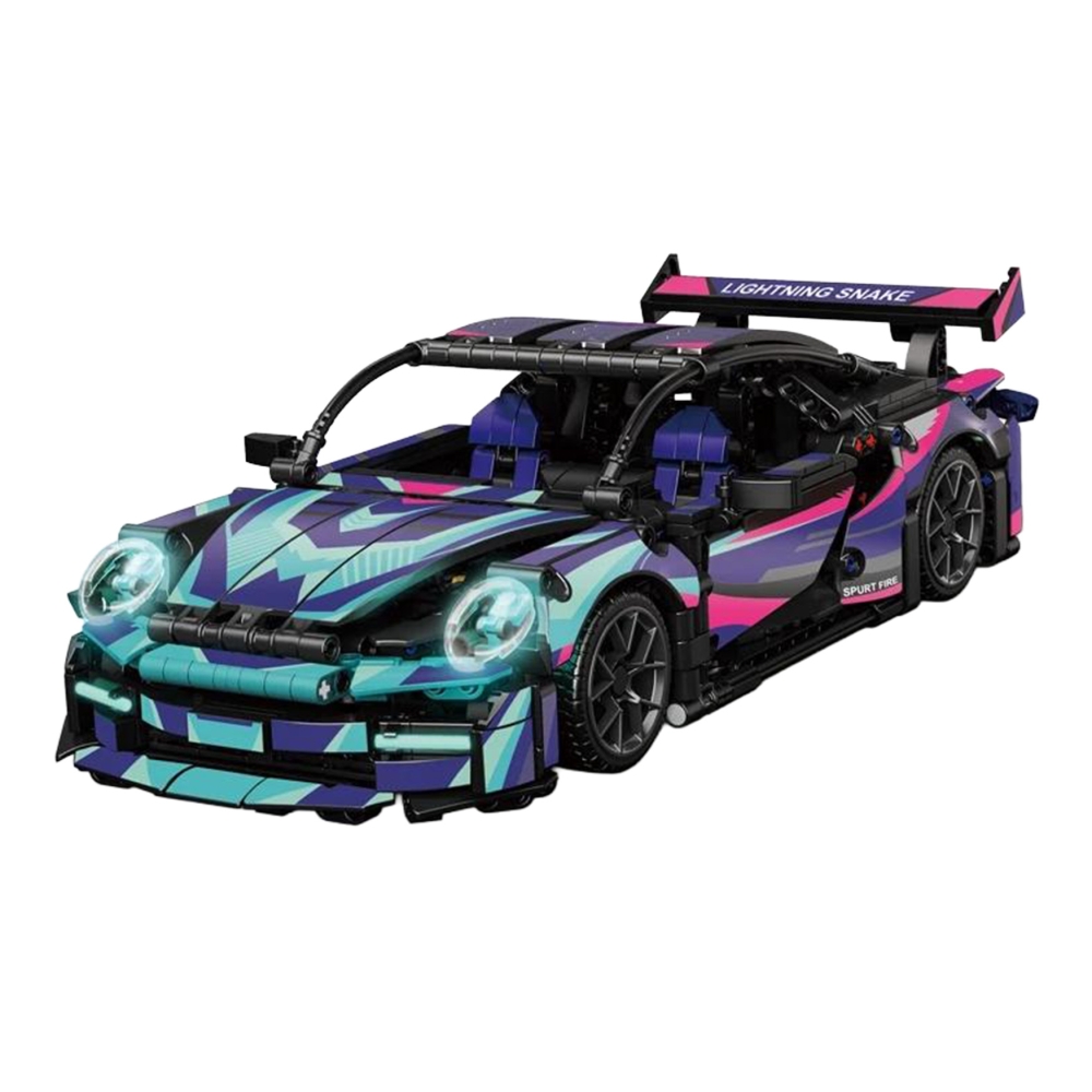 Konstruktorius Sportinis automobilis 1116 el.-Žaislai, Konstruktoriai, Lego, statybiniai blokai-e-vaikas