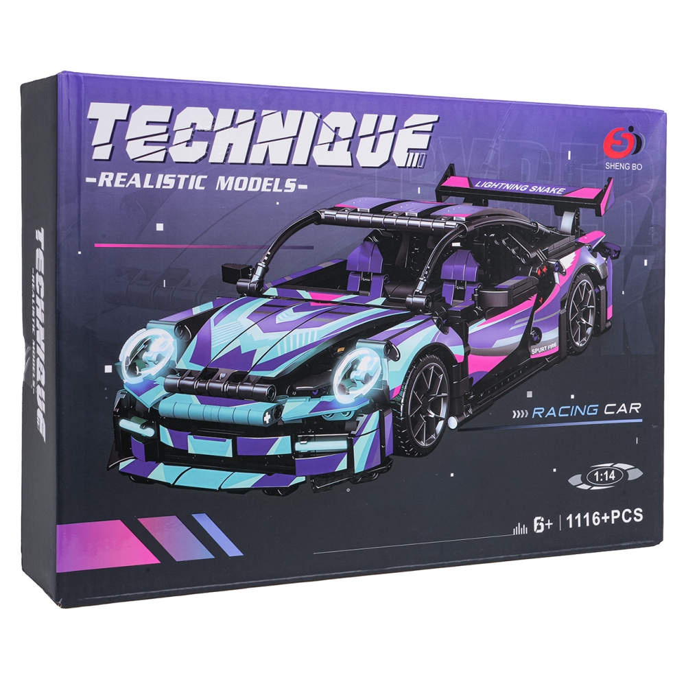 Konstruktorius Sportinis automobilis 1116 el.-Žaislai, Konstruktoriai, Lego, statybiniai blokai-e-vaikas