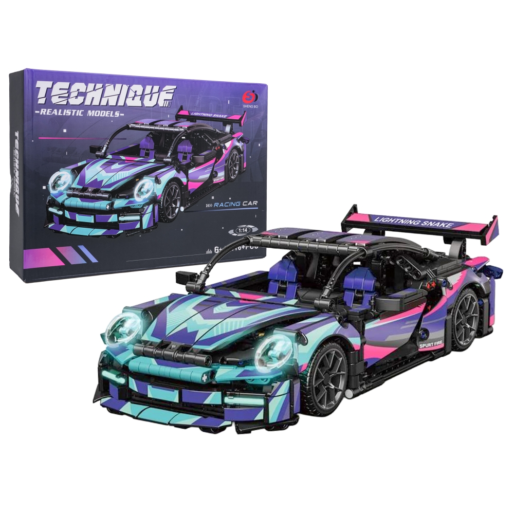 Konstruktorius Sportinis automobilis 1116 el.-Žaislai, Konstruktoriai, Lego, statybiniai blokai-e-vaikas