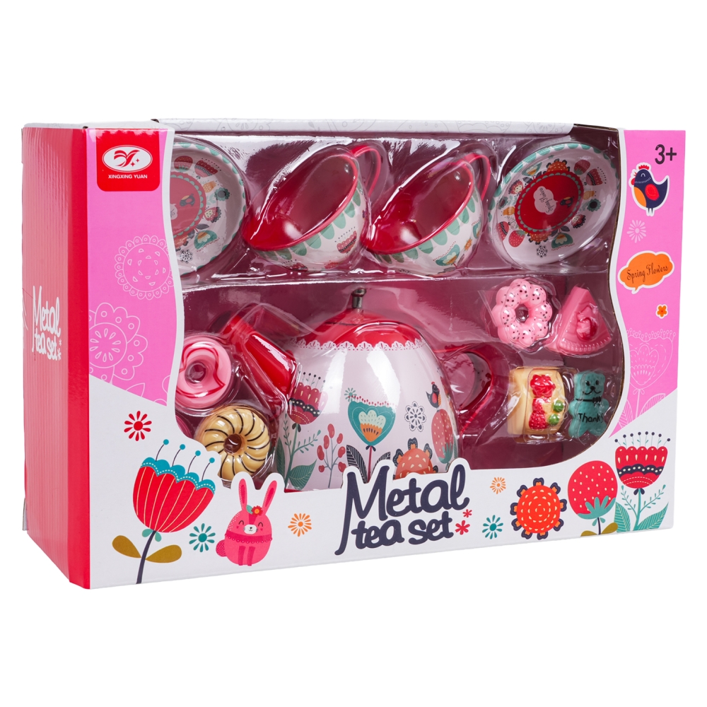 Metalinis arbatos rinkinys-Žaislai, Profesijos, buities žaislai, Mažiesiems kulinarams-e-vaikas