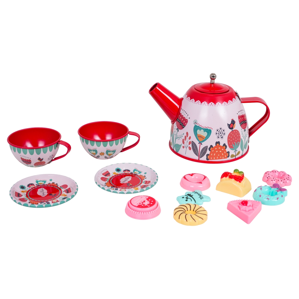 Metalinis arbatos rinkinys-Žaislai, Profesijos, buities žaislai, Mažiesiems kulinarams-e-vaikas