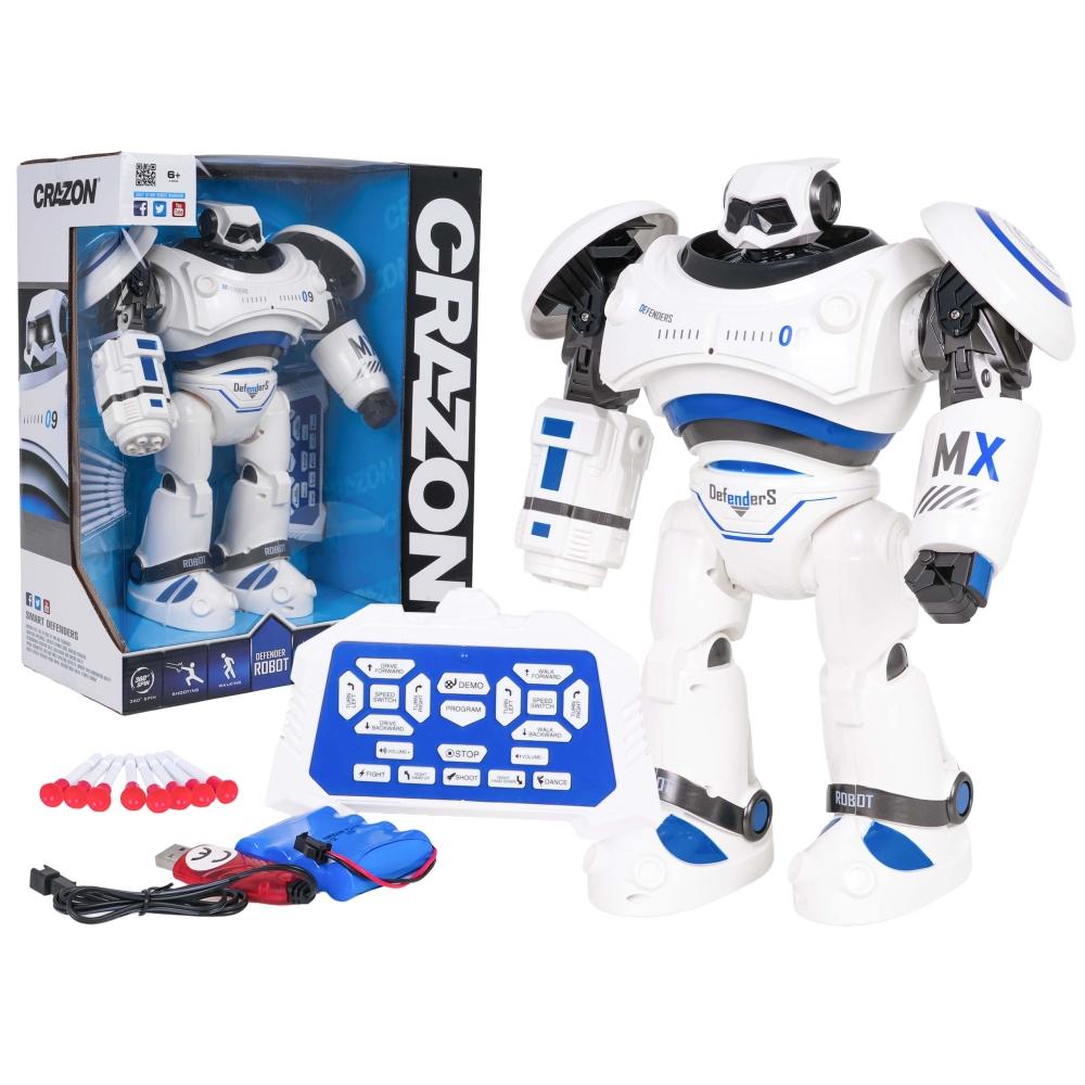 Daugiafunkcinis robotas MX09 Blue-Žaislai, Robotai-e-vaikas