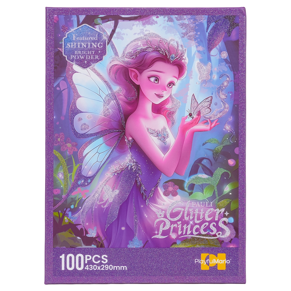 Dėlionė Violetinė fėja 100el.-Žaislai, Dėlionės, Dėlionės iki 500 detalių-e-vaikas