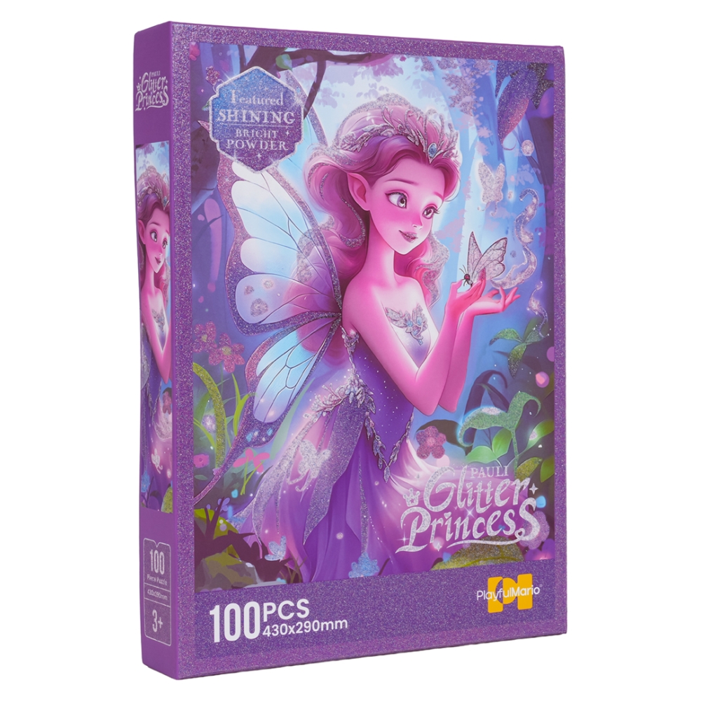 Dėlionė Violetinė fėja 100el.-Žaislai, Dėlionės, Dėlionės iki 500 detalių-e-vaikas