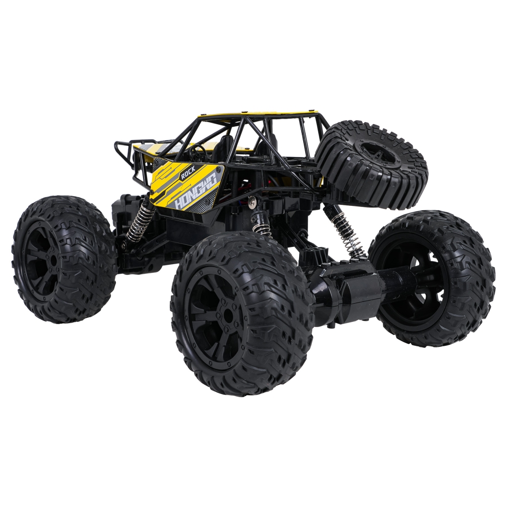 Nuotolinio valdymo R/C vikšrinis transporteris ROCK Yellow 1:14-Žaislai, Auto ir transporto žaislai, Valdomos radijo bangomis-e-