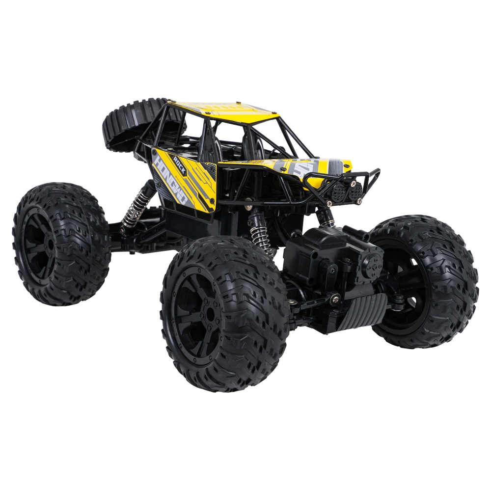 Nuotolinio valdymo R/C vikšrinis transporteris ROCK Yellow 1:14-Žaislai, Auto ir transporto žaislai, Valdomos radijo bangomis-e-