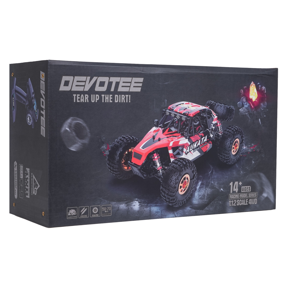 Nuotolinio valdymo Caterpillar R/C ALIKATA 1:12 Purpurinės spalvos-Žaislai, Auto ir transporto žaislai, Valdomos radijo bangomis