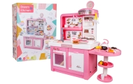 MEGA virtuvė rožinė + priedai
