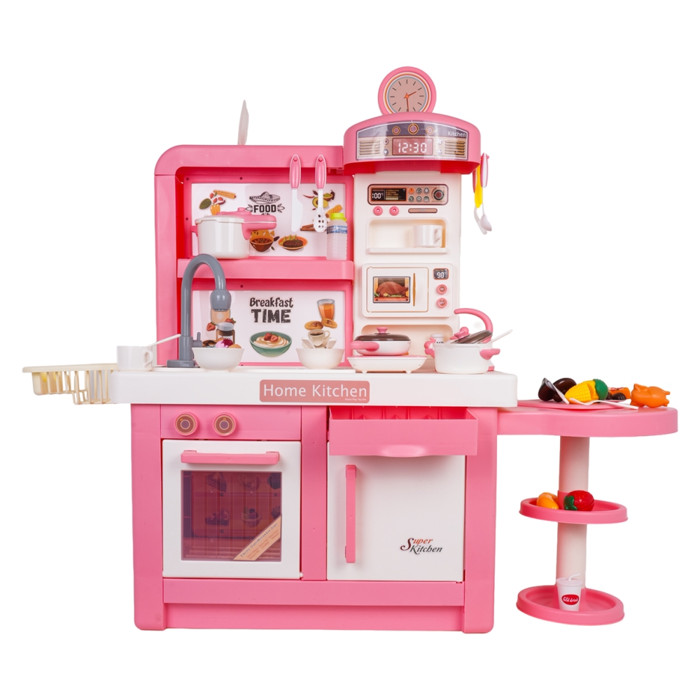 MEGA virtuvė rožinė + priedai