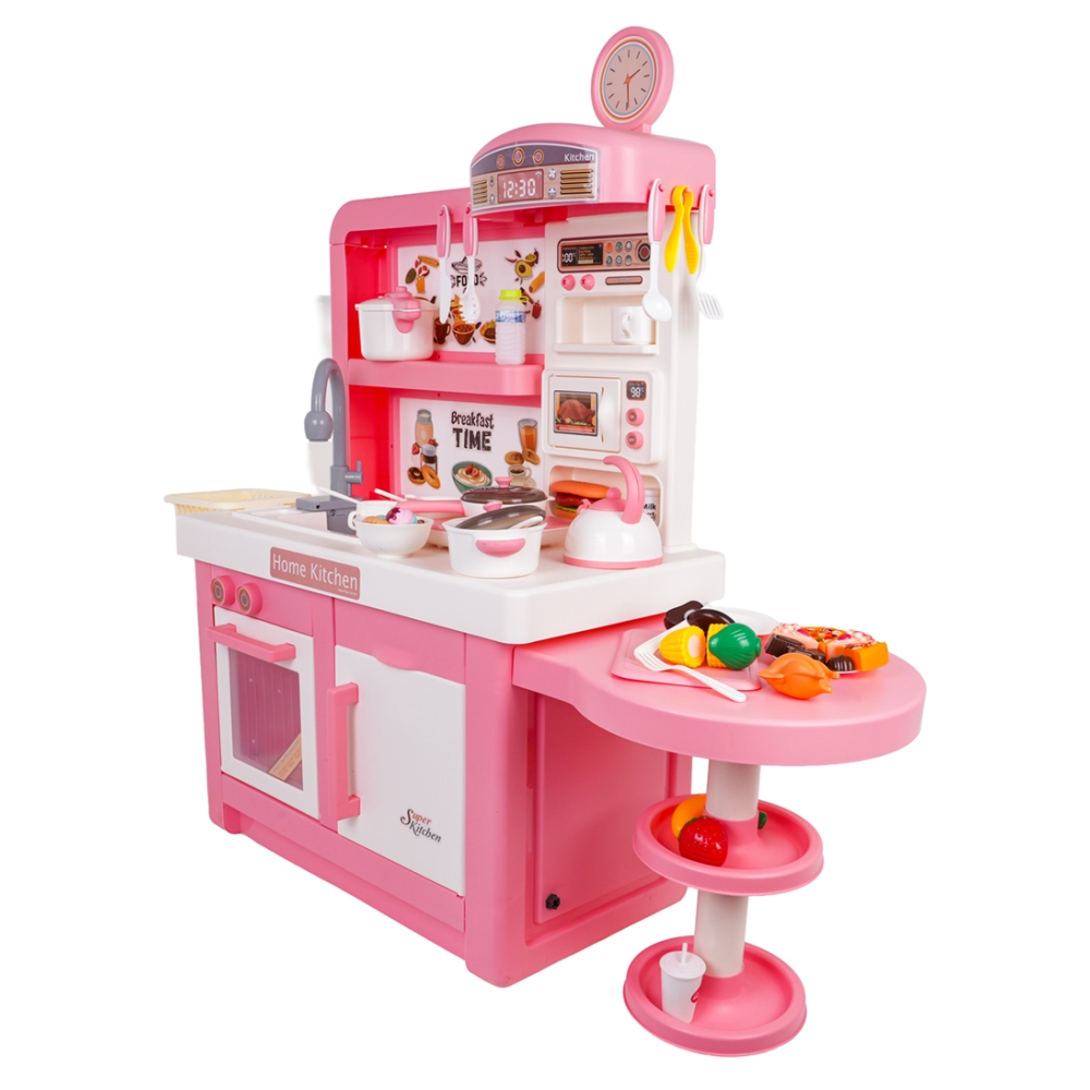 MEGA virtuvė rožinė + priedai