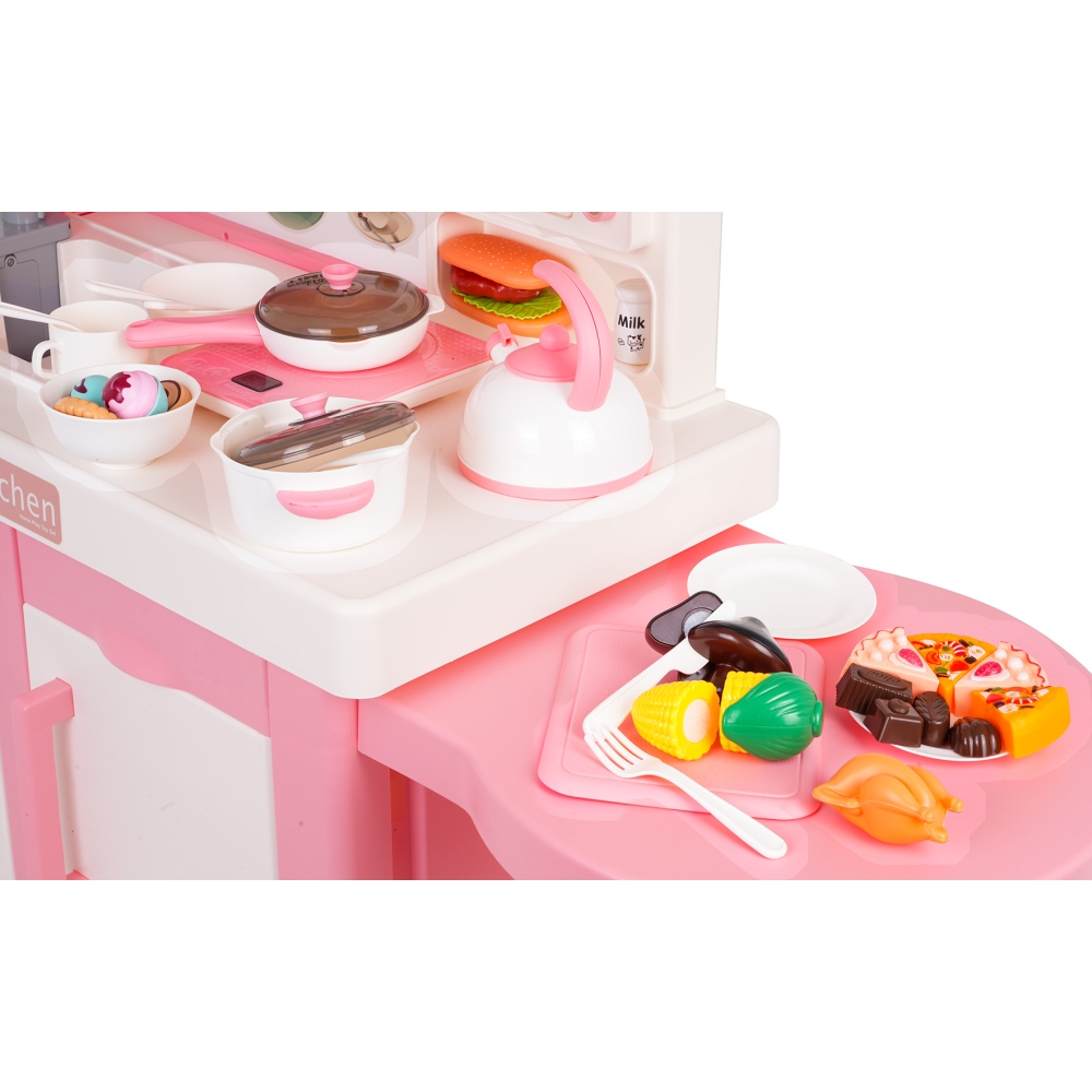 MEGA virtuvė rožinė + priedai