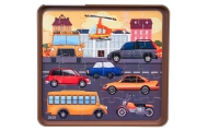 Magnetyczny Zestaw Puzzle Miasto