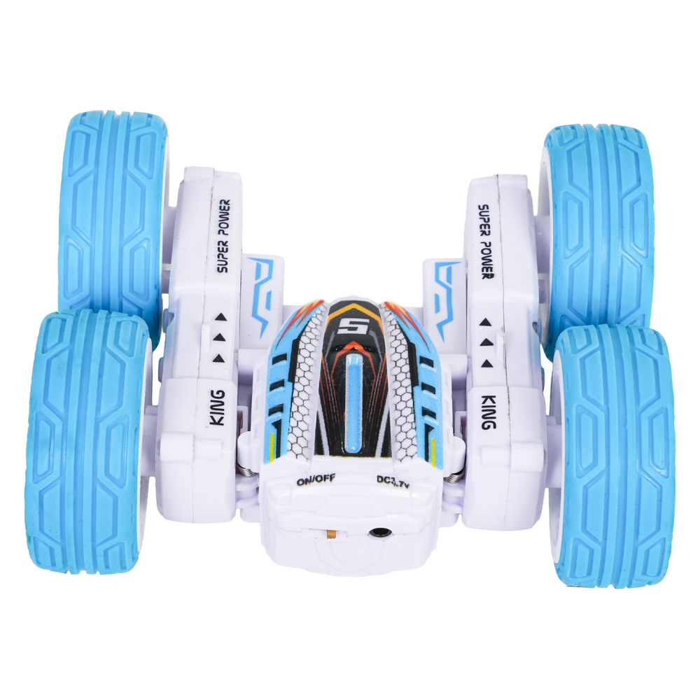 Nuotolinio valdymo R/C POWER STUNT 1:32 mėlyna-Žaislai, Auto ir transporto žaislai, Valdomos radijo bangomis-e-vaikas