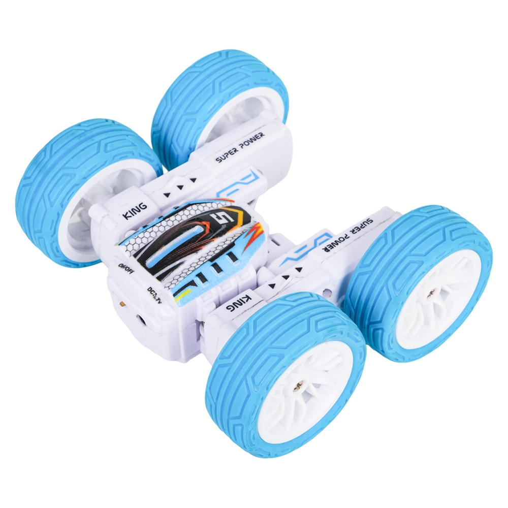 Nuotolinio valdymo R/C POWER STUNT 1:32 mėlyna-Žaislai, Auto ir transporto žaislai, Valdomos radijo bangomis-e-vaikas