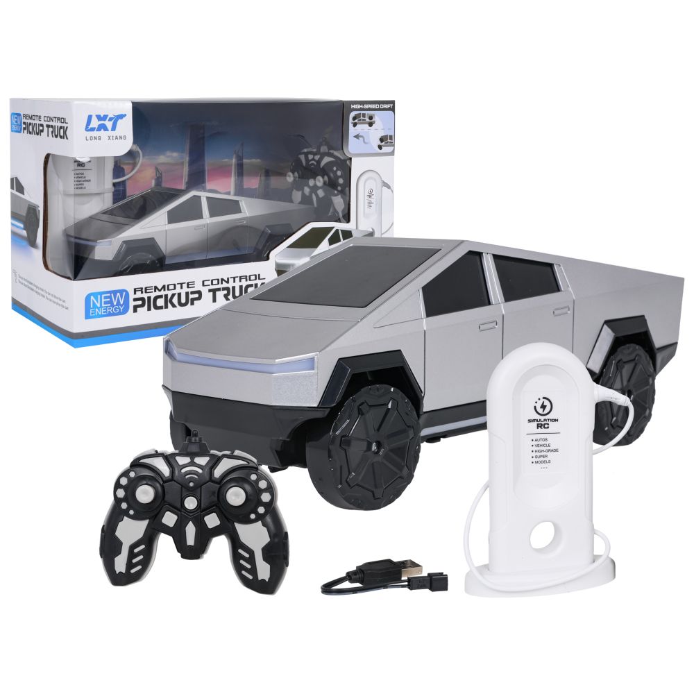 R/C Auto TRACK Silver + įkrovimo stotis
