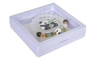 Apyrankių papuošalų rinkinys Panda baltos spalvos