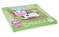 Magnetyczne Puzzle Zwierzęta + Książeczka