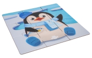 Magnetyczne Puzzle Zwierzęta + Książeczka