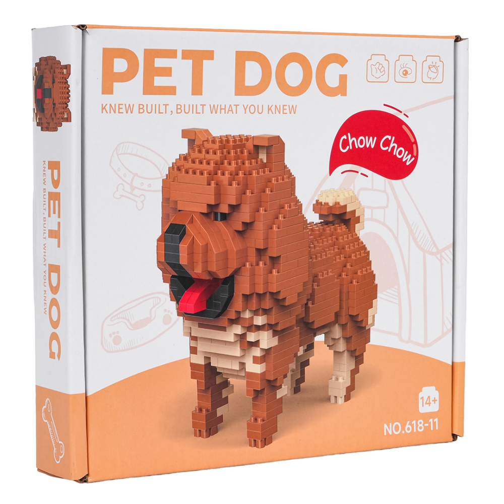 Konstruktorius Chow Chow 800 el.-Žaislai, Konstruktoriai, Lego, statybiniai blokai-e-vaikas