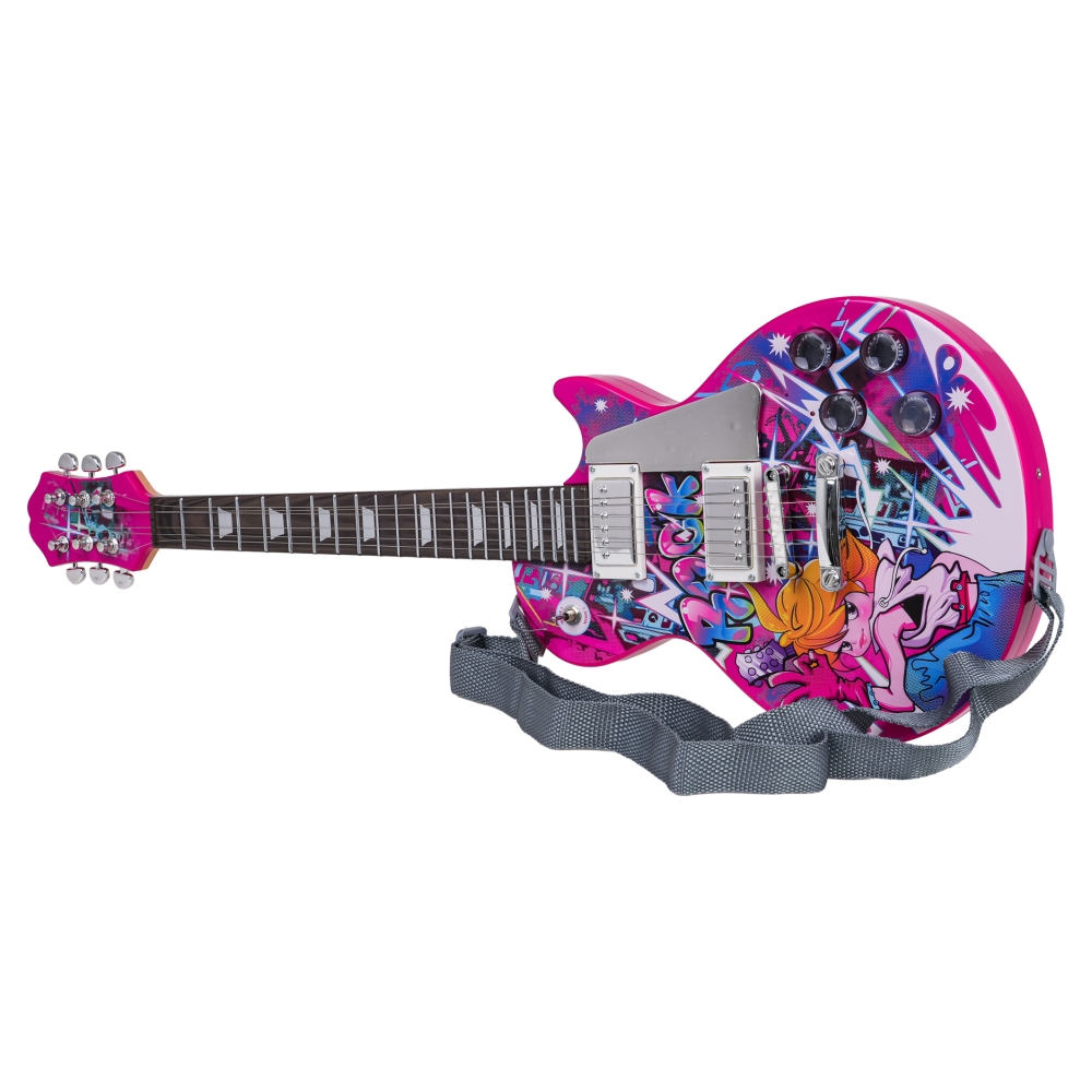 Elektrinė rožinė gitara-Žaislai, Muzikiniai-e-vaikas