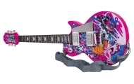 Elektrinė rožinė gitara