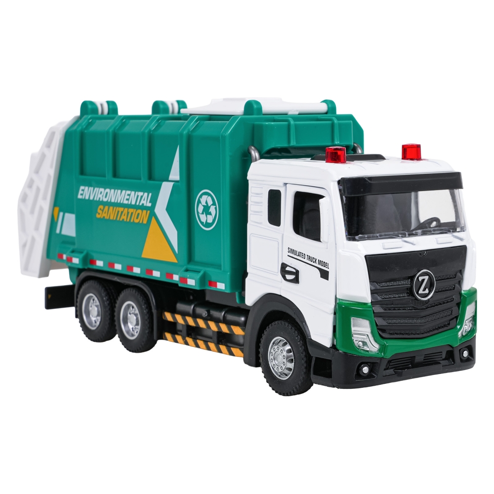 Metalinis šiukšliavežis su šviesų funkcija-Žaislai, Auto ir transporto žaislai, Mašinos-e-vaikas