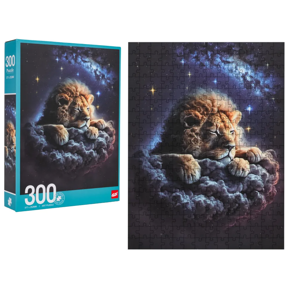 Dėlionė Liūtas 300el.-Žaislai, Dėlionės, Dėlionės iki 500 detalių-e-vaikas