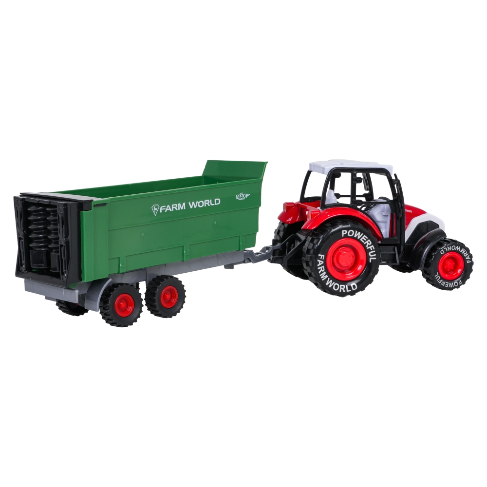 Traktoriaus ir priekabos rinkinys-Žaislai, Auto ir transporto žaislai, Traktoriai-e-vaikas