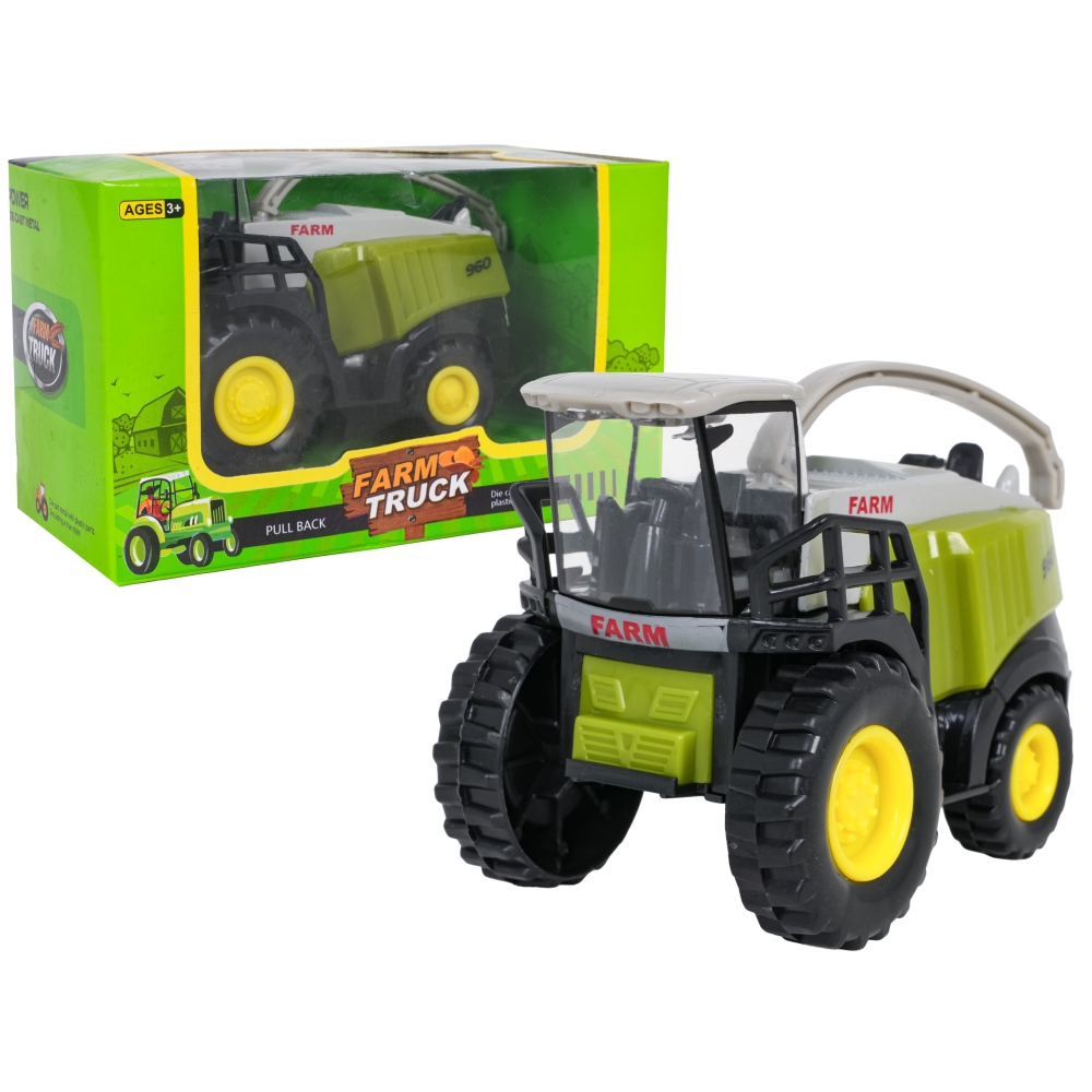 Metalinis kombainas su judančiomis dalimis-Žaislai, Auto ir transporto žaislai, Traktoriai-e-vaikas