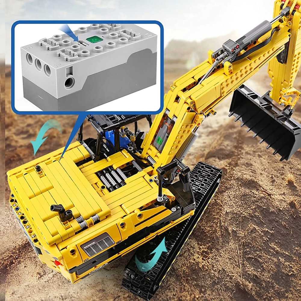 Konstruktorius Ekskavatorius 2169 el.-Žaislai, Konstruktoriai, Lego, statybiniai blokai-e-vaikas