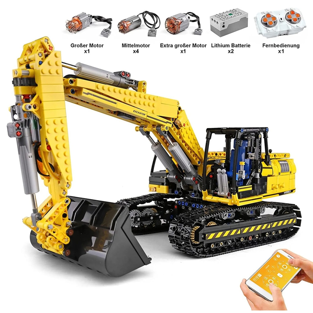 Konstruktorius Ekskavatorius 2169 el.-Žaislai, Konstruktoriai, Lego, statybiniai blokai-e-vaikas