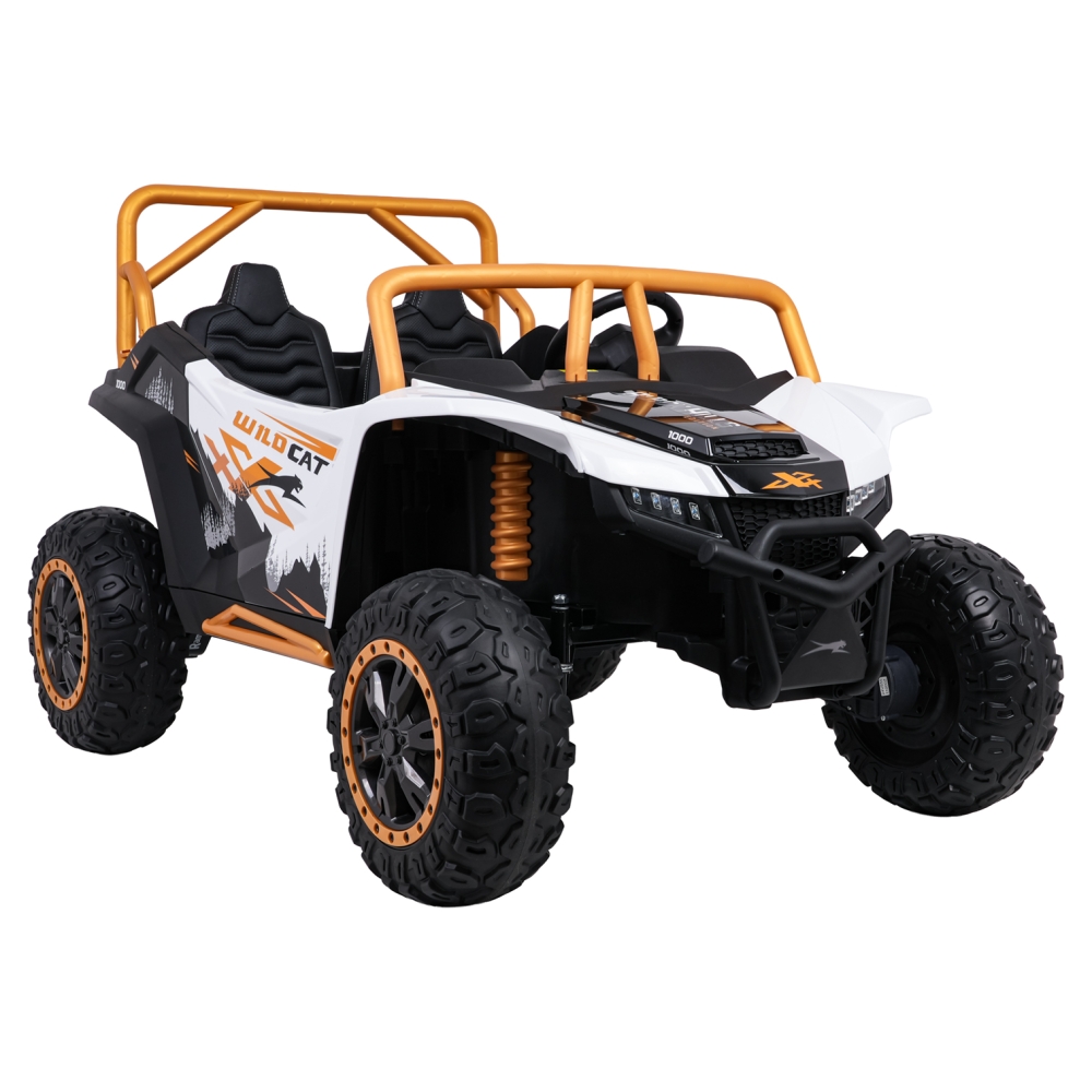 Dvivietis elektrinis Buggy Arctic Cat WILDCAT XX, White-Elektromobiliai vaikams, Keturračiai ir bagiai-e-vaikas