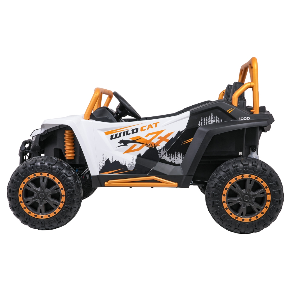 Dvivietis elektrinis Buggy Arctic Cat WILDCAT XX, White-Elektromobiliai vaikams, Keturračiai ir bagiai-e-vaikas
