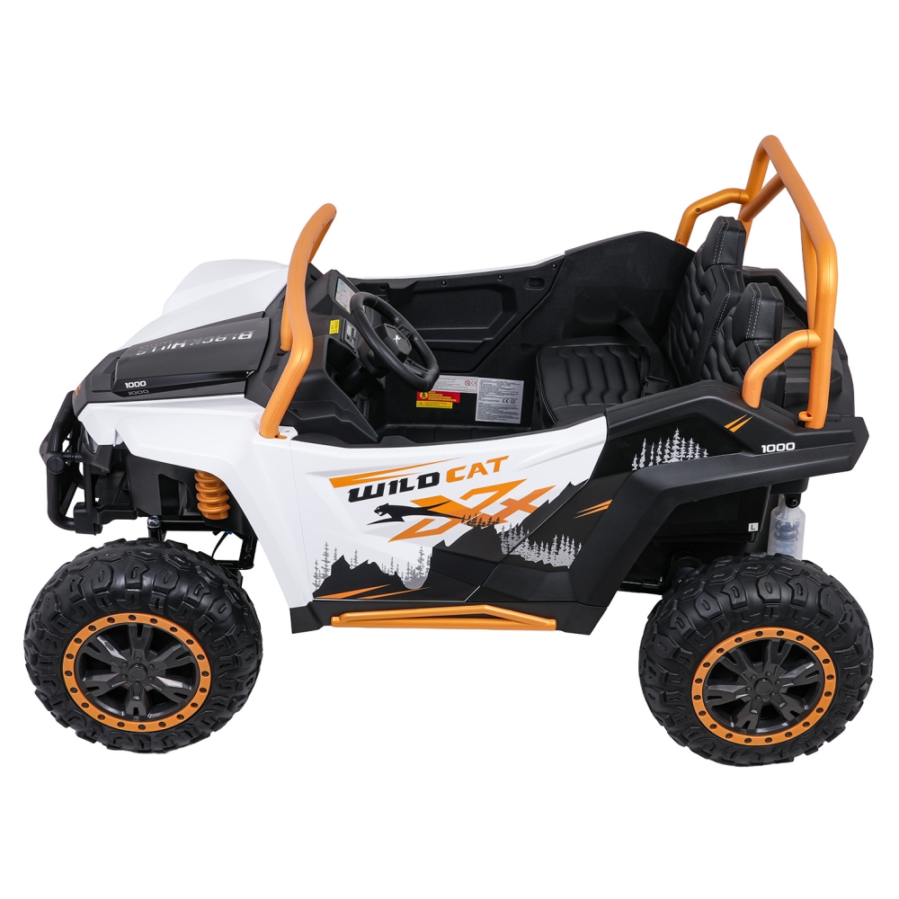 Dvivietis elektrinis Buggy Arctic Cat WILDCAT XX, White-Elektromobiliai vaikams, Keturračiai ir bagiai-e-vaikas