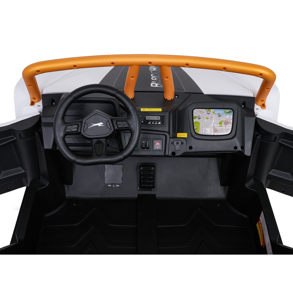 Dvivietis elektrinis Buggy Arctic Cat WILDCAT XX, White-Elektromobiliai vaikams, Keturračiai ir bagiai-e-vaikas