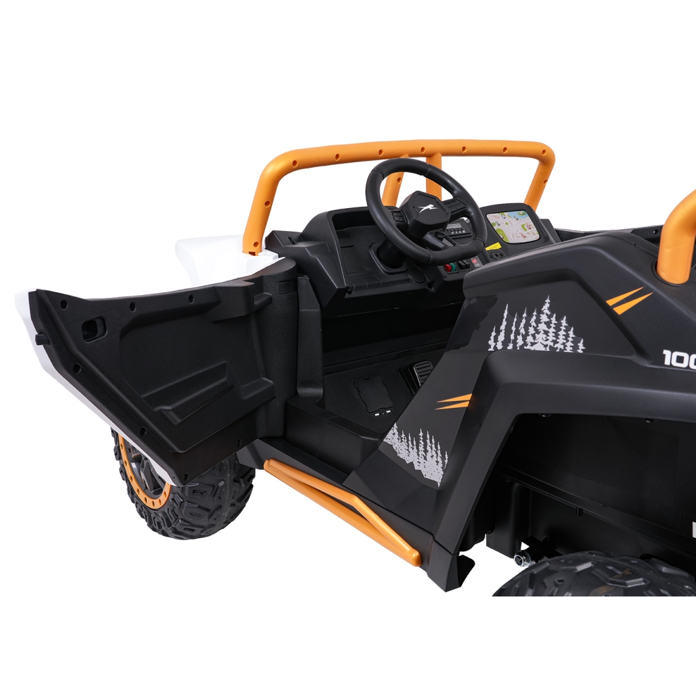 Dvivietis elektrinis Buggy Arctic Cat WILDCAT XX, White-Elektromobiliai vaikams, Keturračiai ir bagiai-e-vaikas