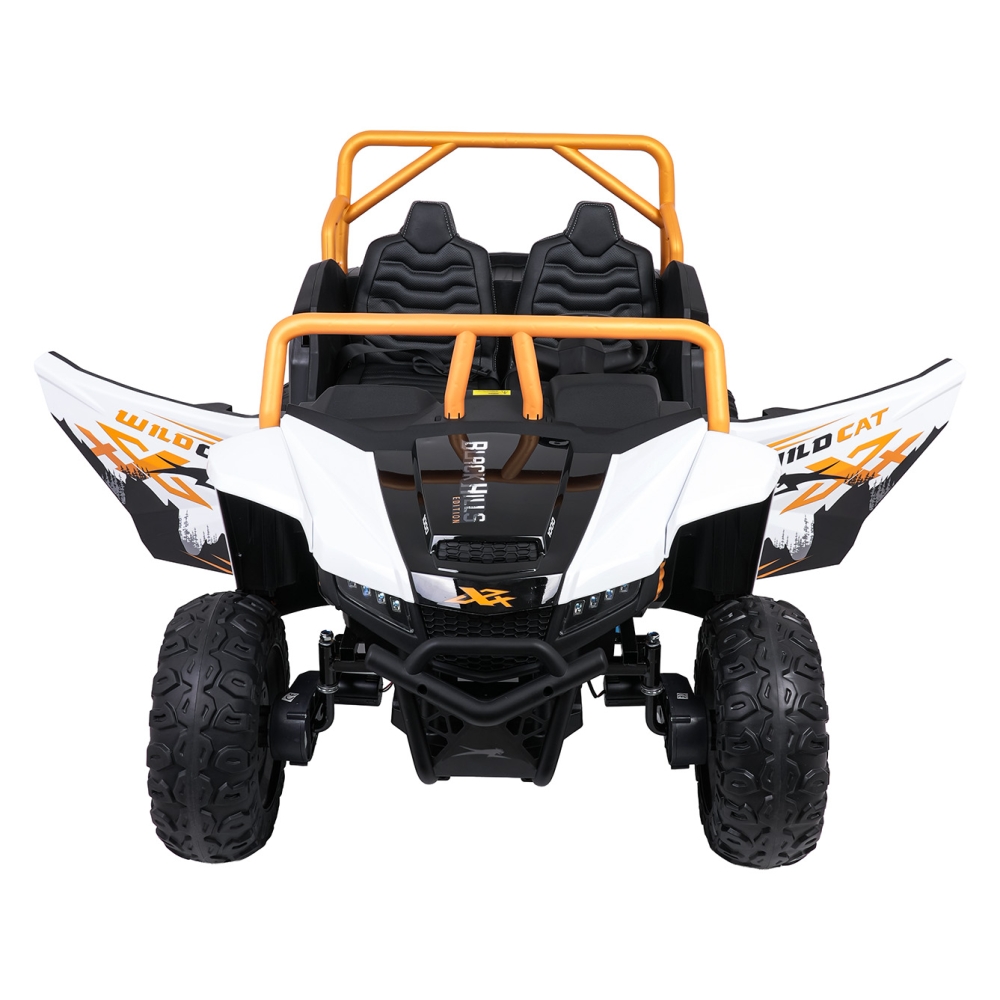 Dvivietis elektrinis Buggy Arctic Cat WILDCAT XX, White-Elektromobiliai vaikams, Keturračiai ir bagiai-e-vaikas
