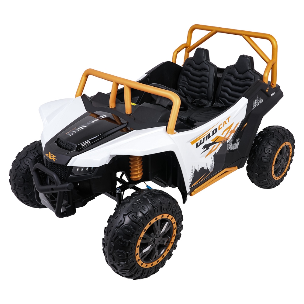 Dvivietis elektrinis Buggy Arctic Cat WILDCAT XX, White-Elektromobiliai vaikams, Keturračiai ir bagiai-e-vaikas