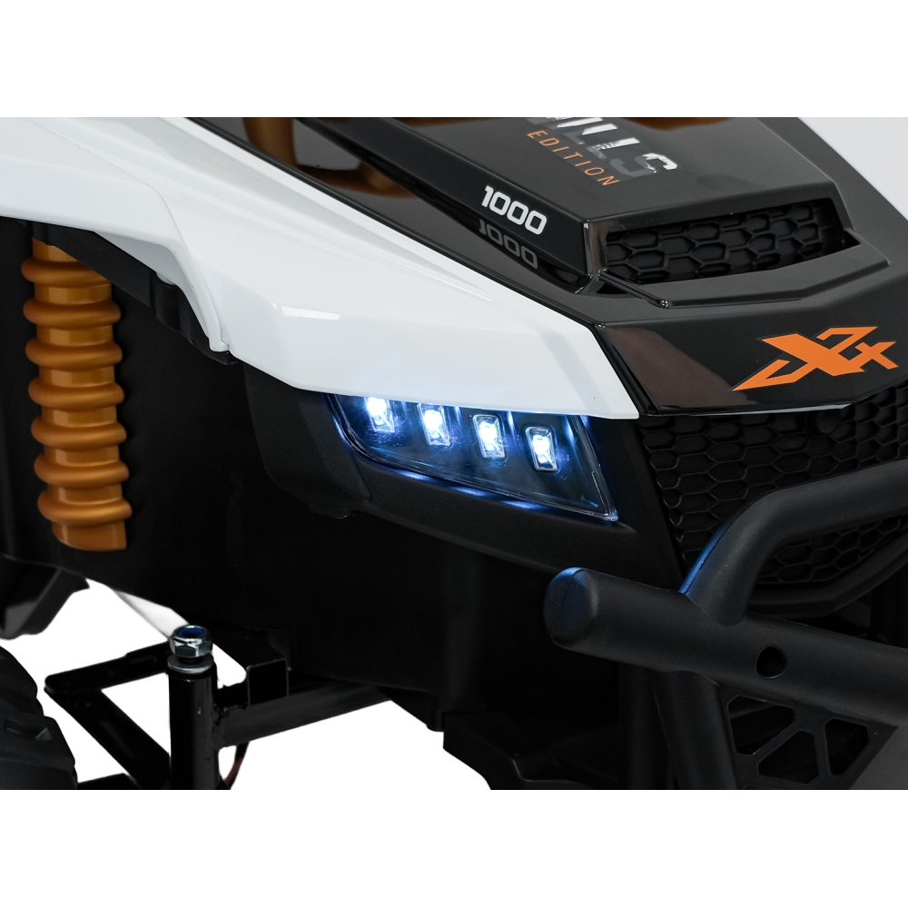Dvivietis elektrinis Buggy Arctic Cat WILDCAT XX, White-Elektromobiliai vaikams, Keturračiai ir bagiai-e-vaikas