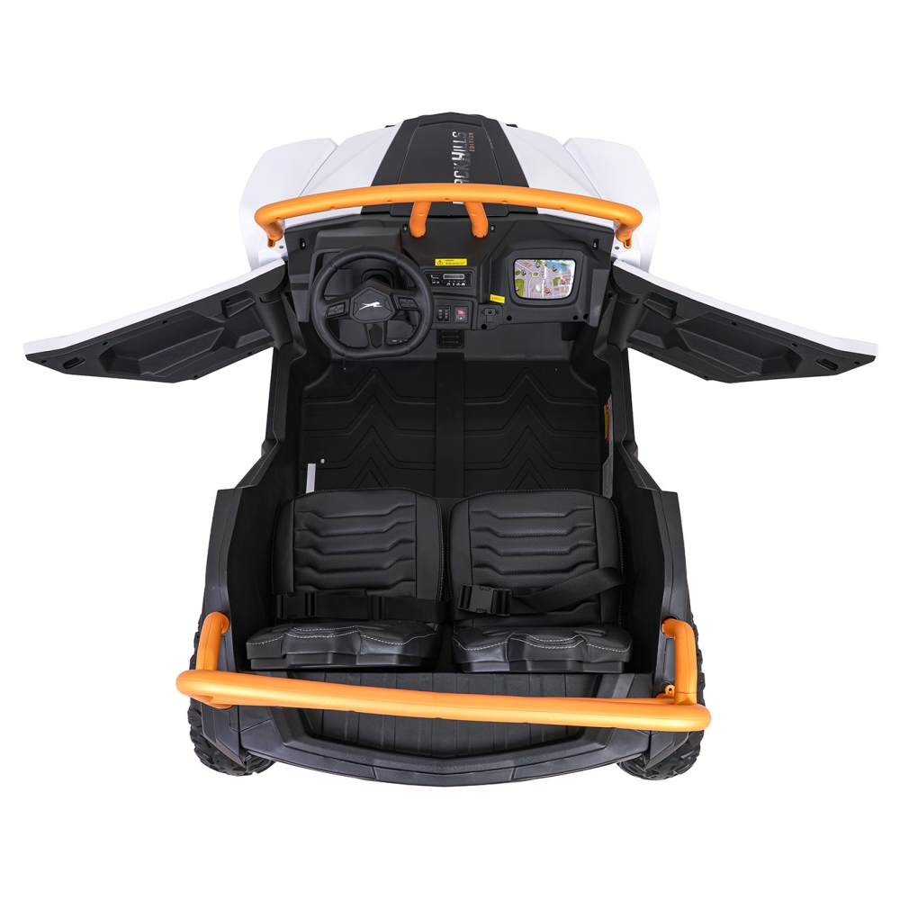 Dvivietis elektrinis Buggy Arctic Cat WILDCAT XX, White-Elektromobiliai vaikams, Keturračiai ir bagiai-e-vaikas