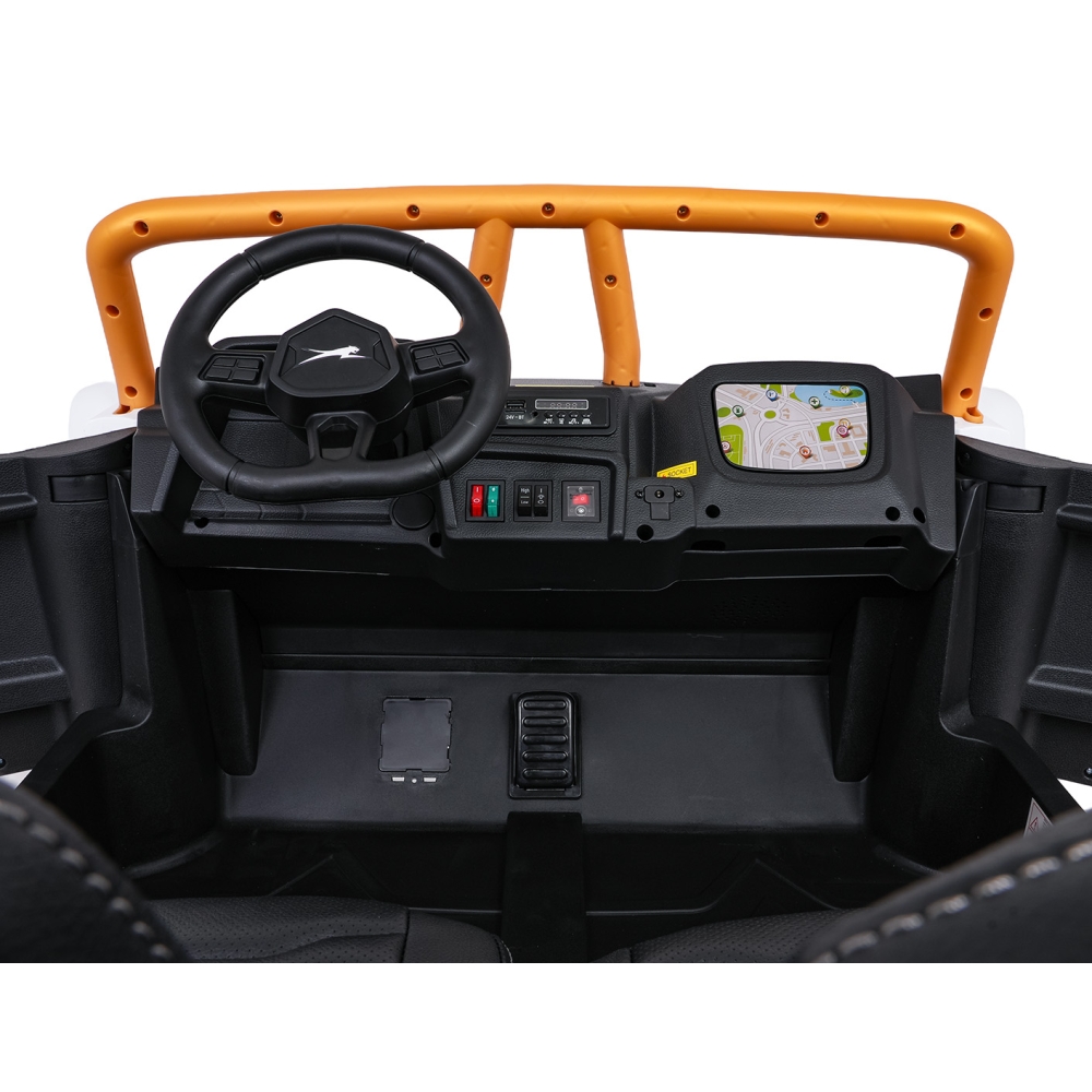 Dvivietis elektrinis Buggy Arctic Cat WILDCAT XX, White-Elektromobiliai vaikams, Keturračiai ir bagiai-e-vaikas