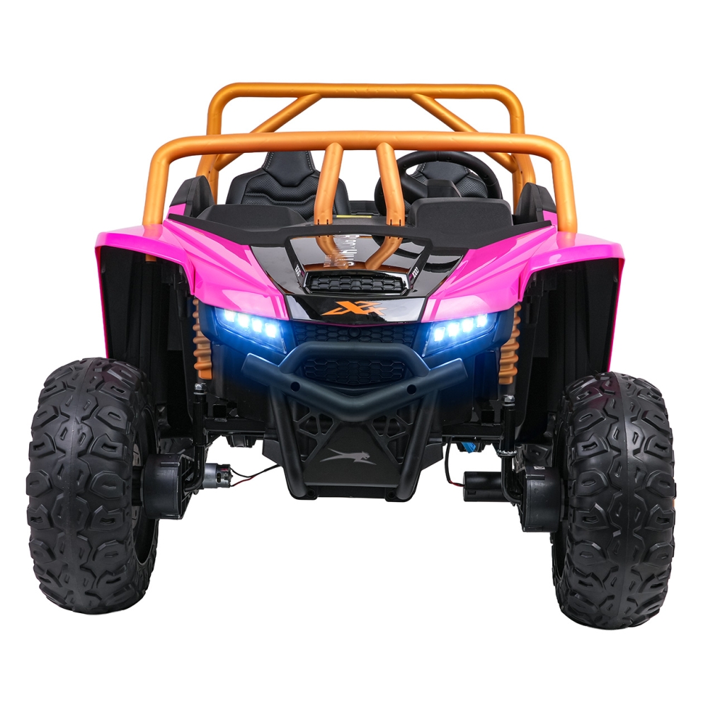 Dvivietis elektrinis Buggy Arctic Cat WILDCAT XX, Pink-Elektromobiliai vaikams, Keturračiai ir bagiai-e-vaikas