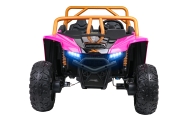 Dvivietis elektrinis Buggy Arctic Cat WILDCAT XX, Pink-Elektromobiliai vaikams, Keturračiai ir bagiai-e-vaikas